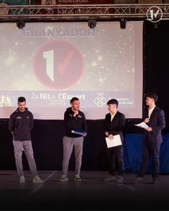 Premiados a la Formación y a los Valores - Nit de l’Esport de Lliçà de Vall⁣⁣ 2