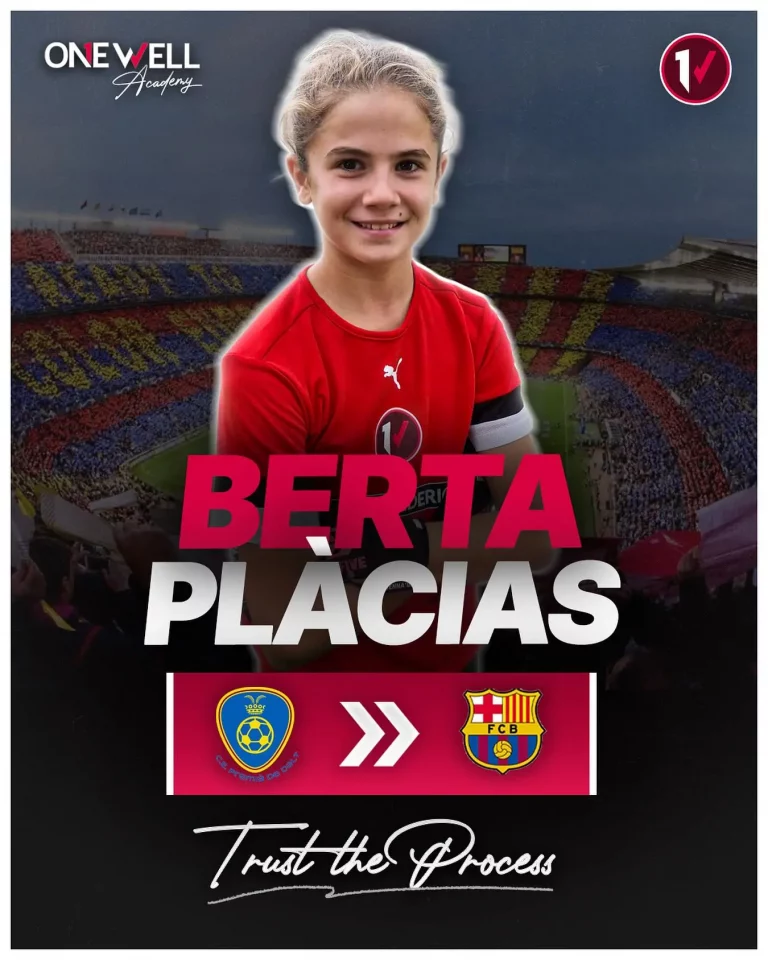 berta placias portera fc barcelona escuela porteros onewell